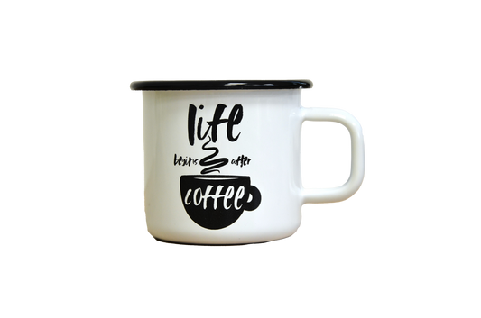 Lonček 'Life Begins After Coffee'